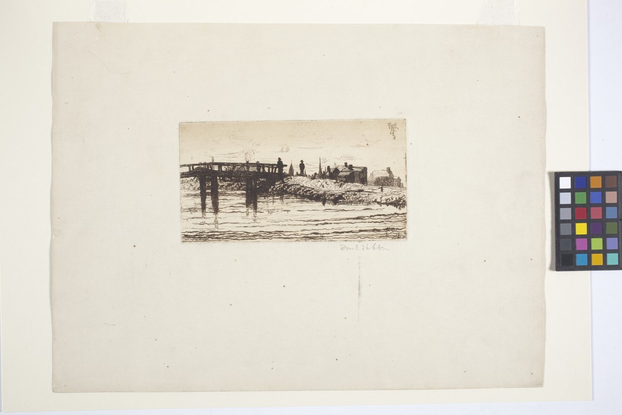 Canal et pont - School American