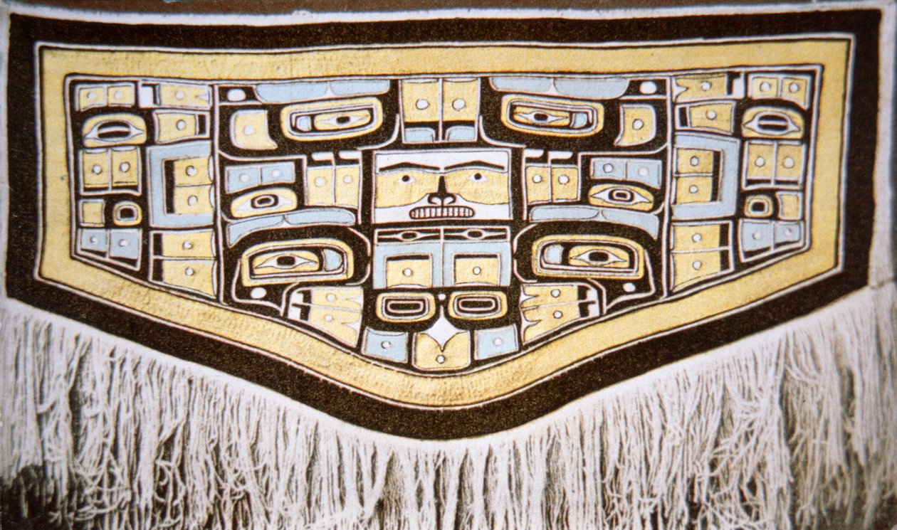 Couverture Chilkat, tribu Tlingit - School American