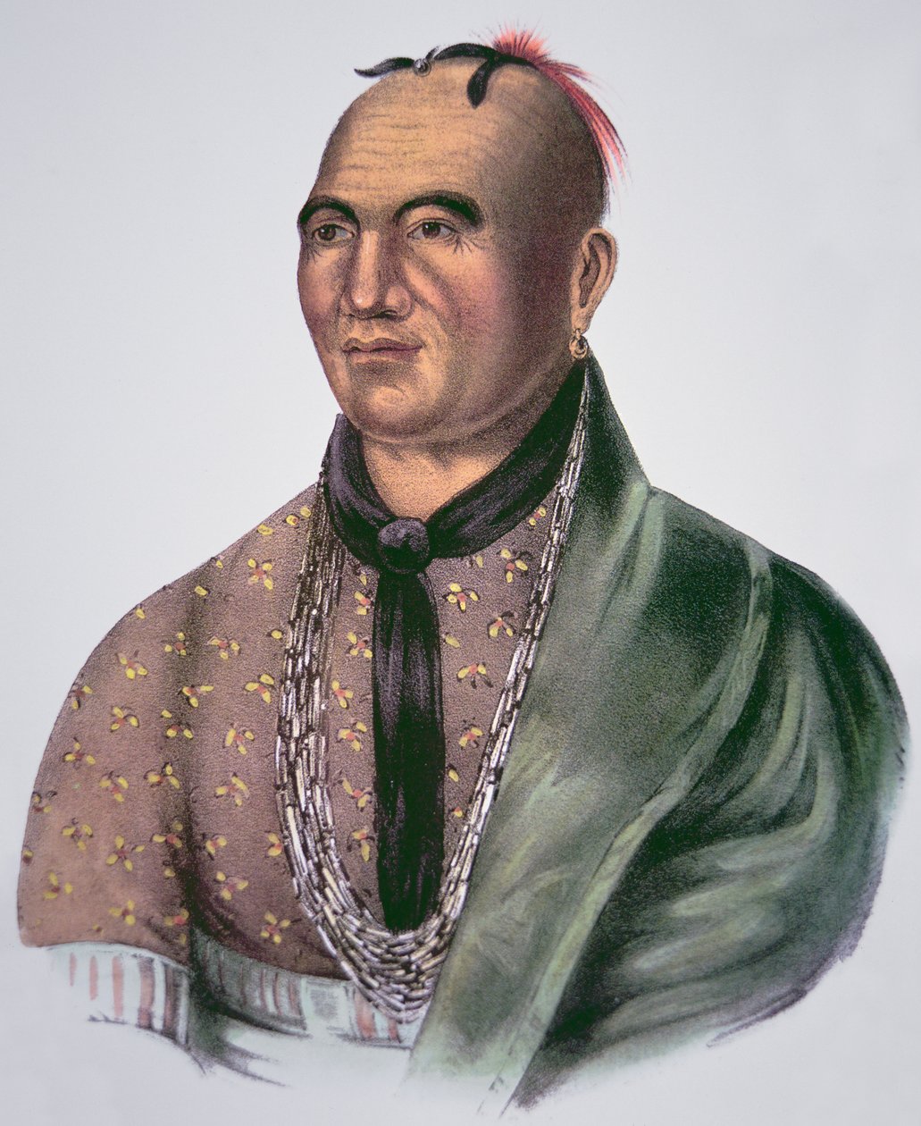 Joseph Brant (1742-1807) Chef des Mohawks - School American