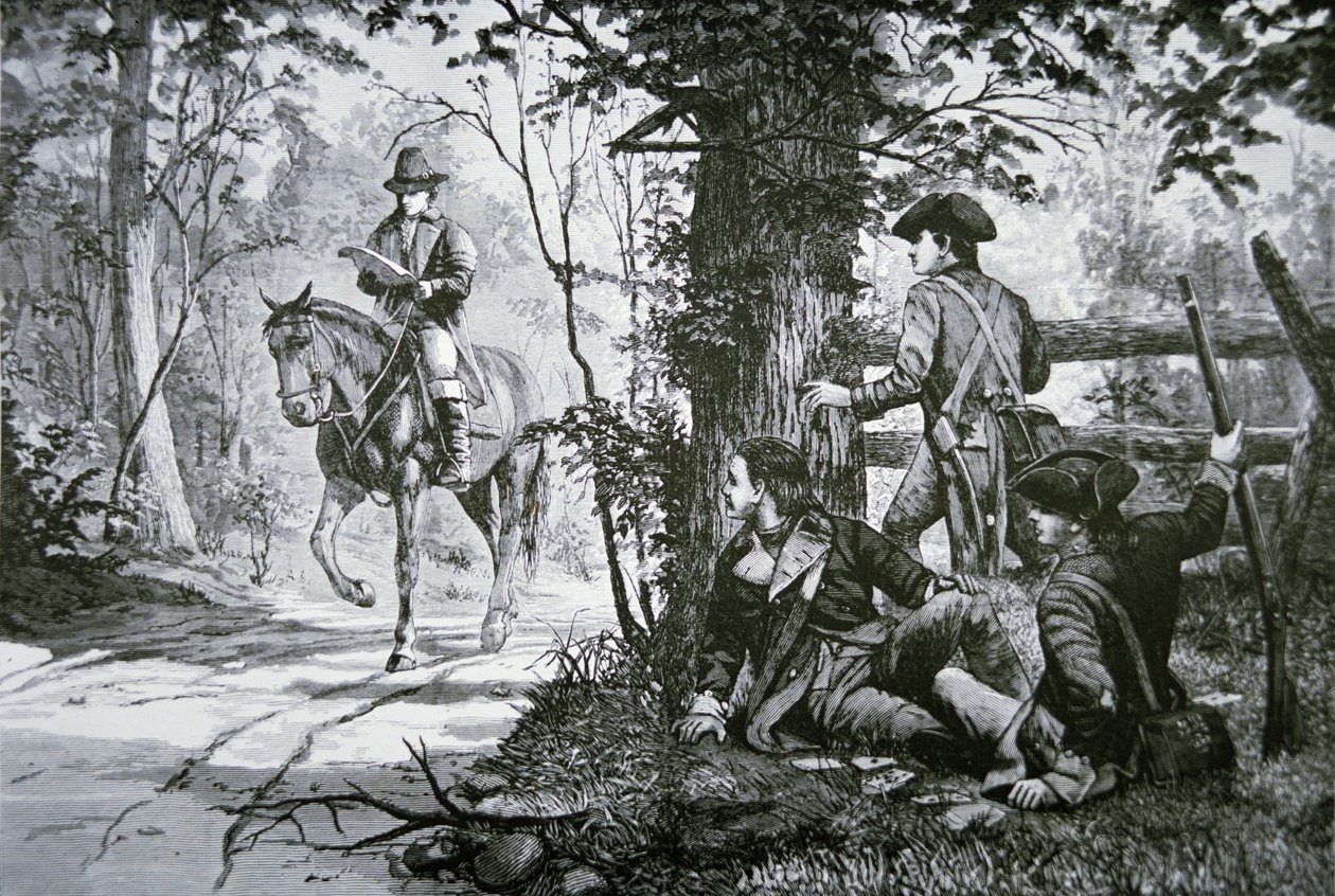 La capture du Major John Andre - School American