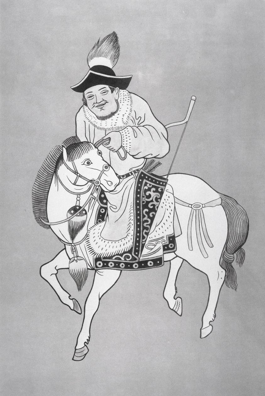 Un archer à cheval mongol, d