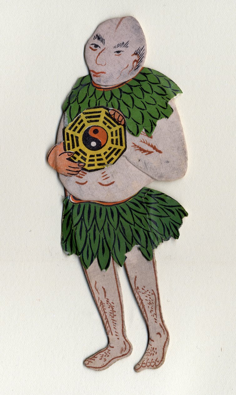 Homme symbolisant "Yin et Yang". Objet décoratif chinois. s.d. 19ème siècle. - School Chinese
