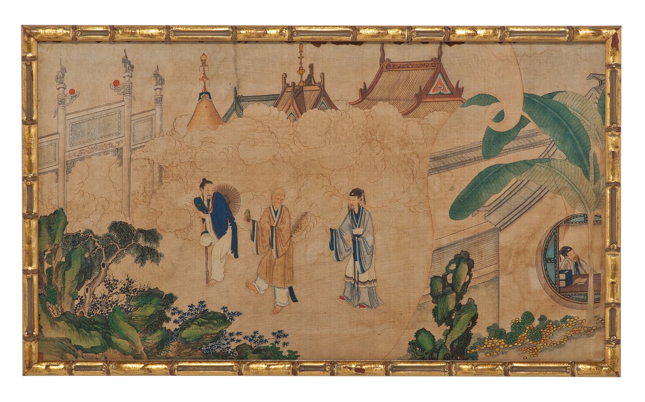 Une des vingt-quatre scènes du Rêve du pavillon rouge - School Chinese
