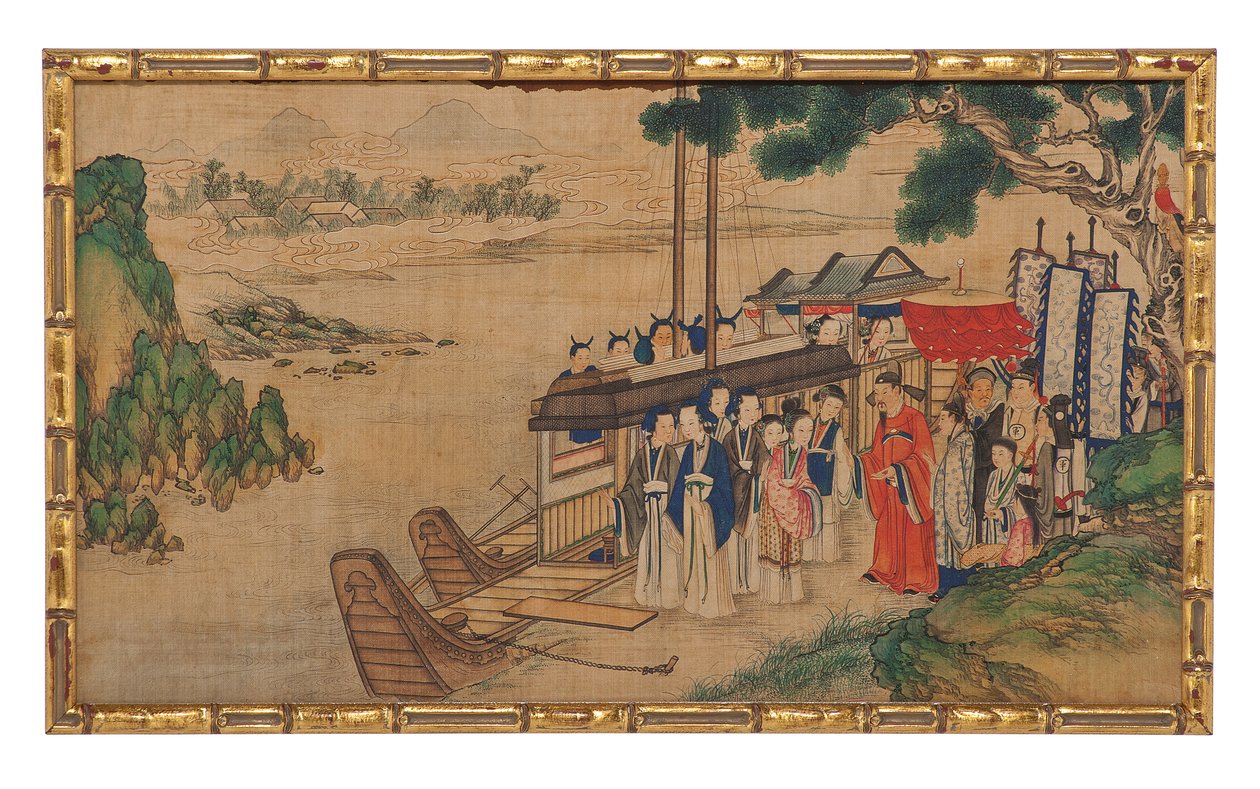 Une des vingt-quatre scènes du Rêve du pavillon rouge - School Chinese