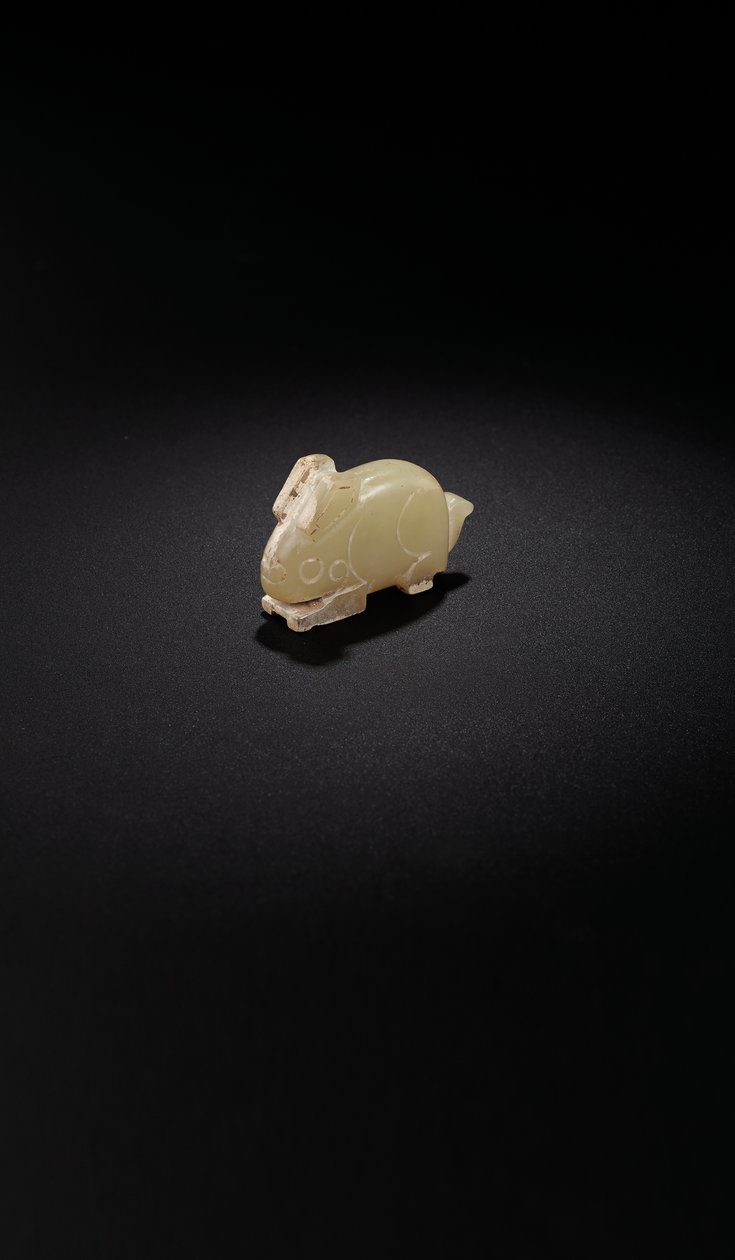 Pendentif en forme de lapin, fin de la dynastie Shang-début de la dynastie Zhou occidentale - School Chinese