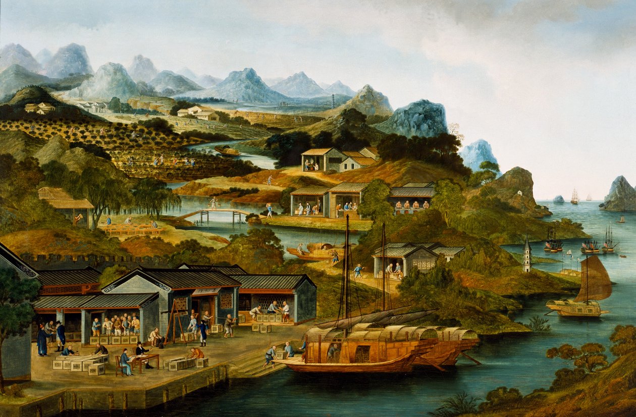 Production de thé en Chine, Guangzhou, Chine - School Chinese