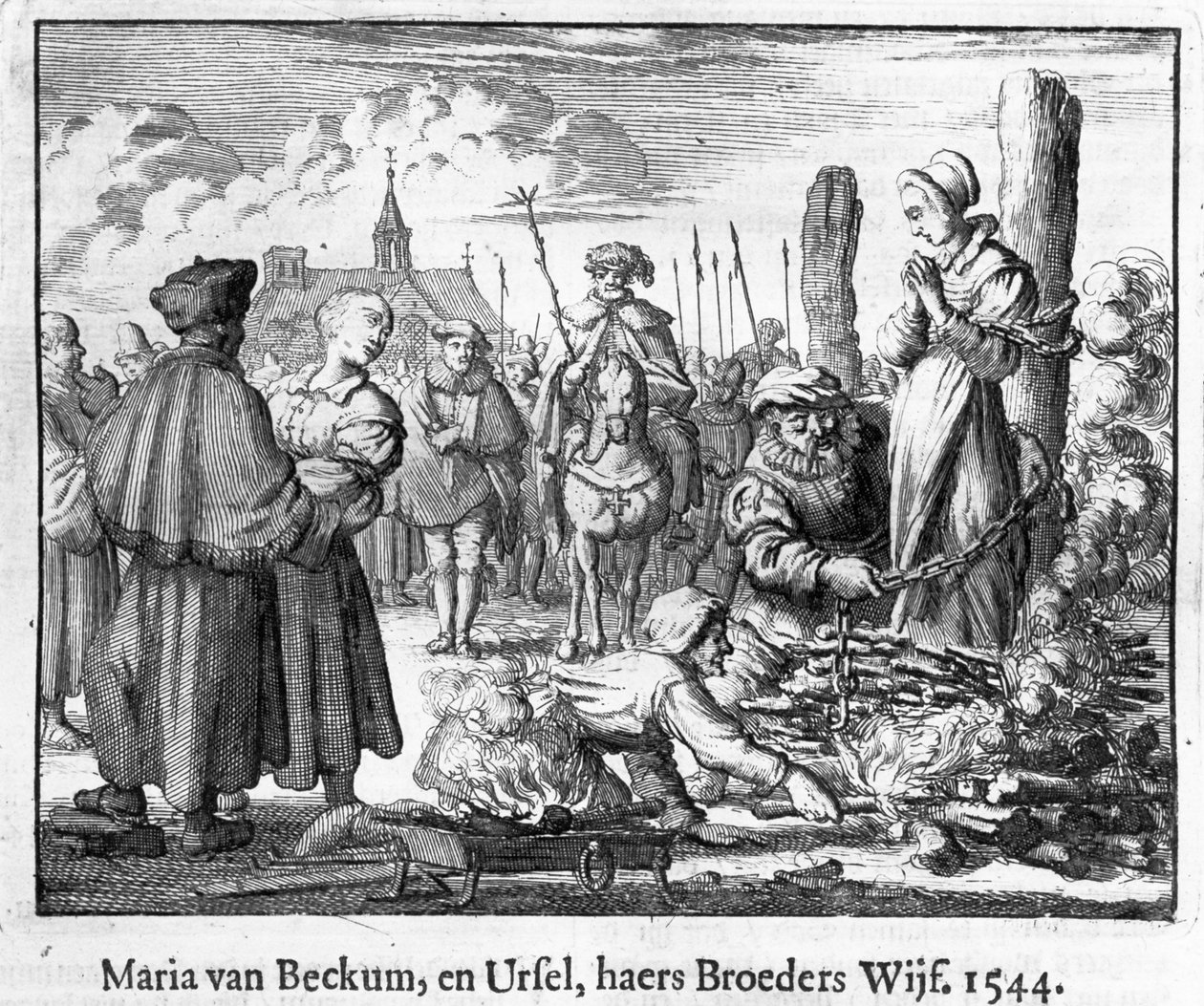 Brûlage de Maria et Ursula van Beckum, Deventer - School Dutch