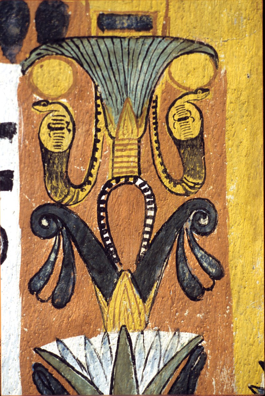 Égypte ancienne, peinture murale, Tombe de Sennedjem, Deir el-Médineh, Thèbes, Tombe des Nobles - School Egyptian