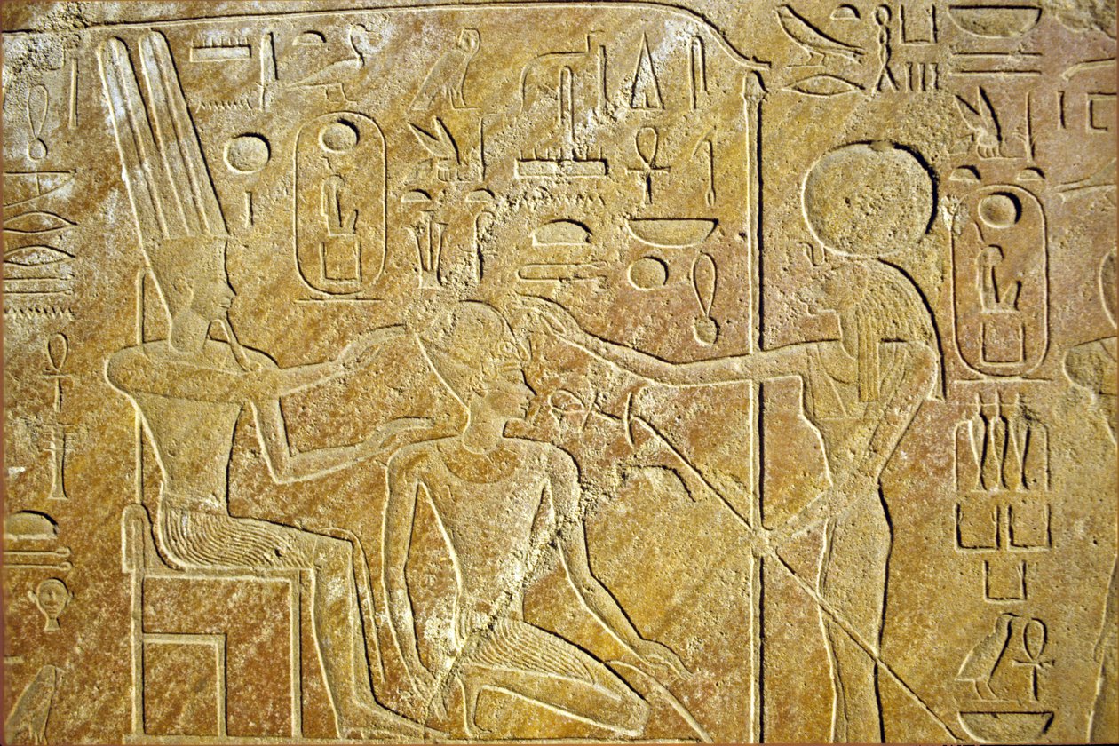 Égypte ancienne, peinture murale/sculpture, Sakhmet s