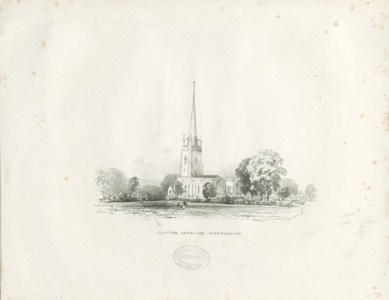 Église de Clifton Campville - School English