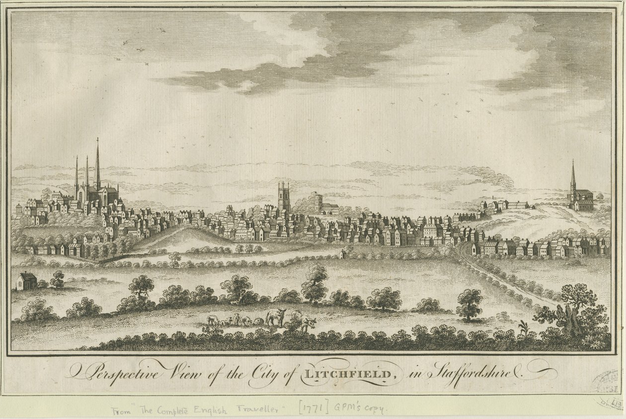 Lichfield - Vue sud-ouest - School English