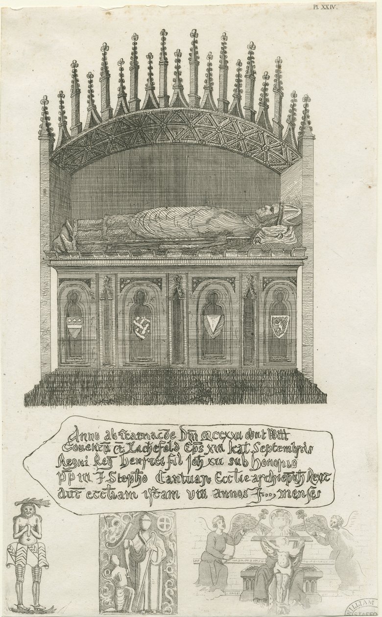Cathédrale de Lichfield - Tombe de l