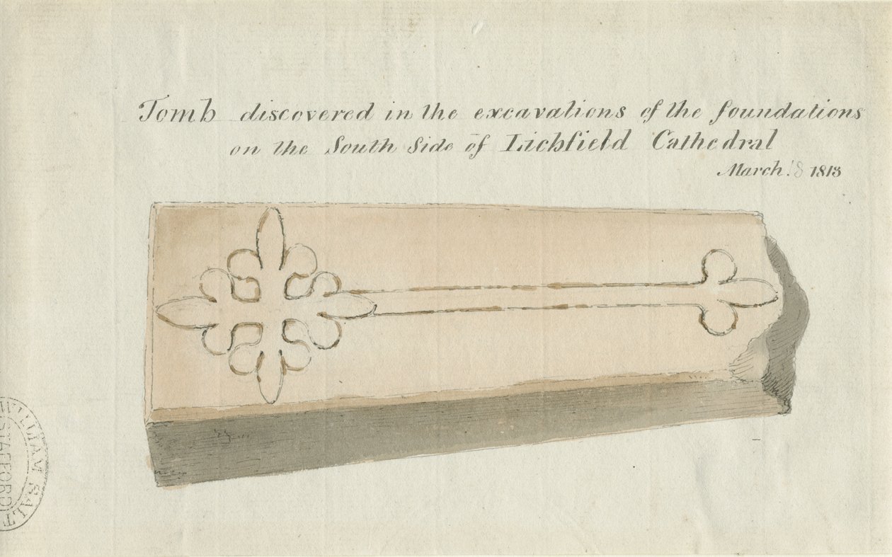 Cathédrale de Lichfield - Tombe - School English