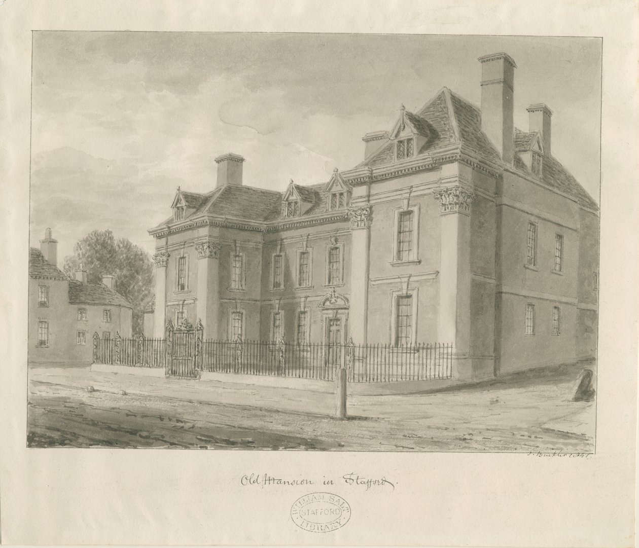 Stafford - Shire Hall : peinture à l