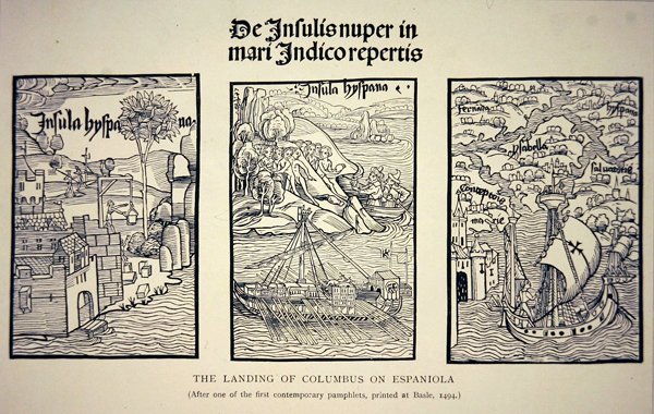 Le débarquement de Colomb sur Hispaniola, d
