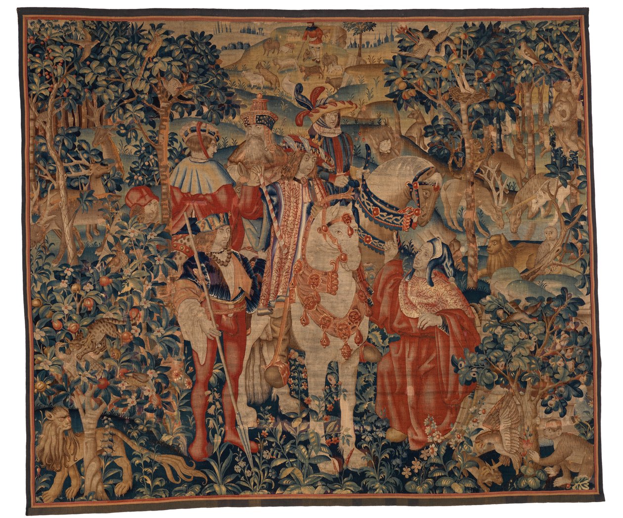 Tapisserie, Alexandre et Diogène - School Franco Flemish