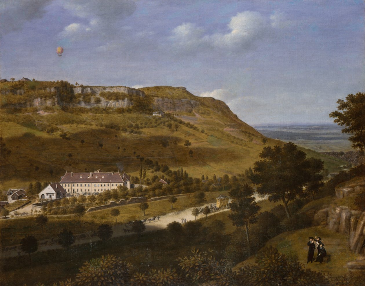 Montgolfière dans le Jura - School French