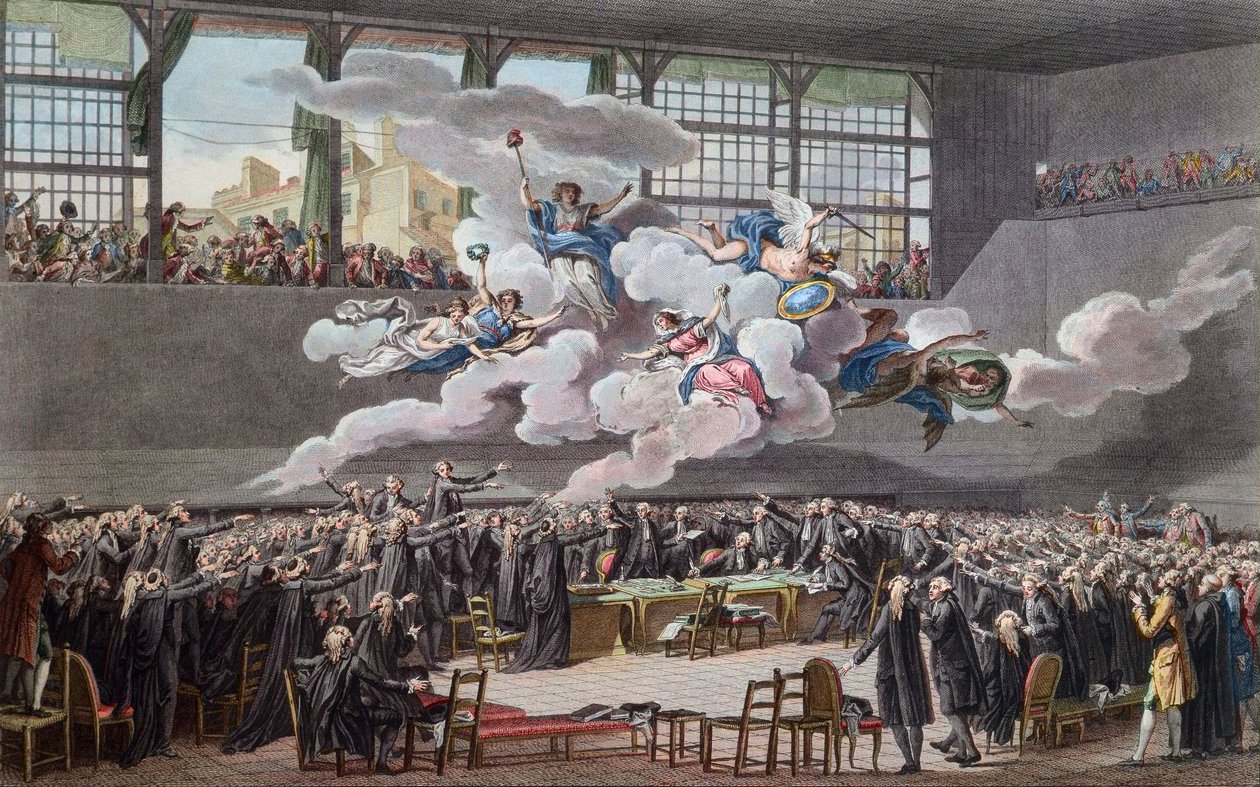 Révolution française (1789-1799) : Le Serment du Jeu de Paume à Versailles le 20 juin 1789 - School French