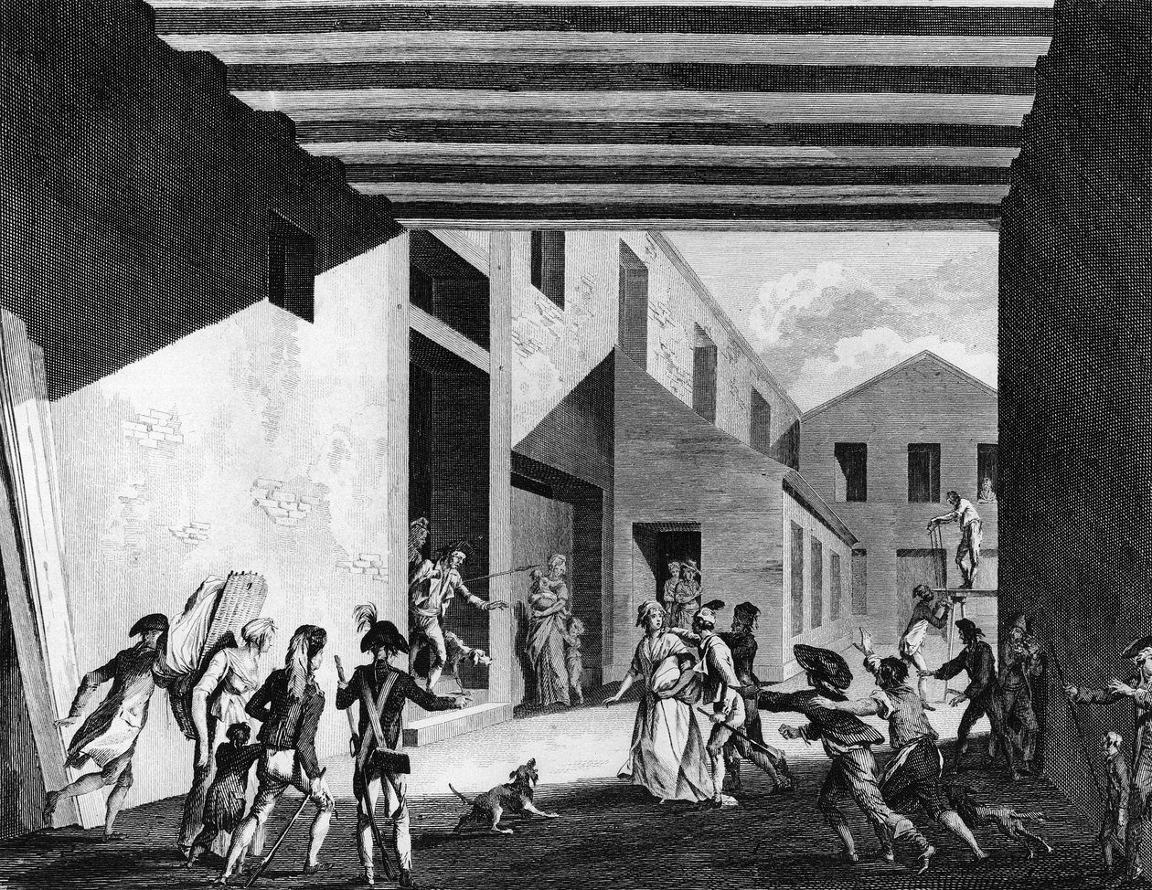 Révolution française et mouvement anti-révolutionnaire : Arrestation de Cécile Renaud (ou Cécile Aimée Renault) - School French