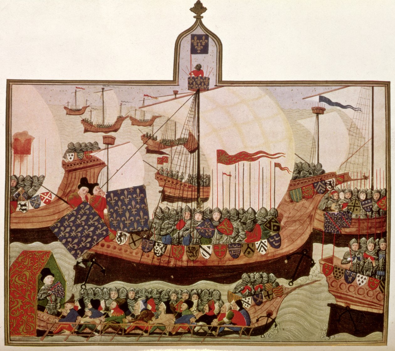 Expédition du duc de Bourbon en Barbarie, exécutée par Jean Froissart à Paris pour l