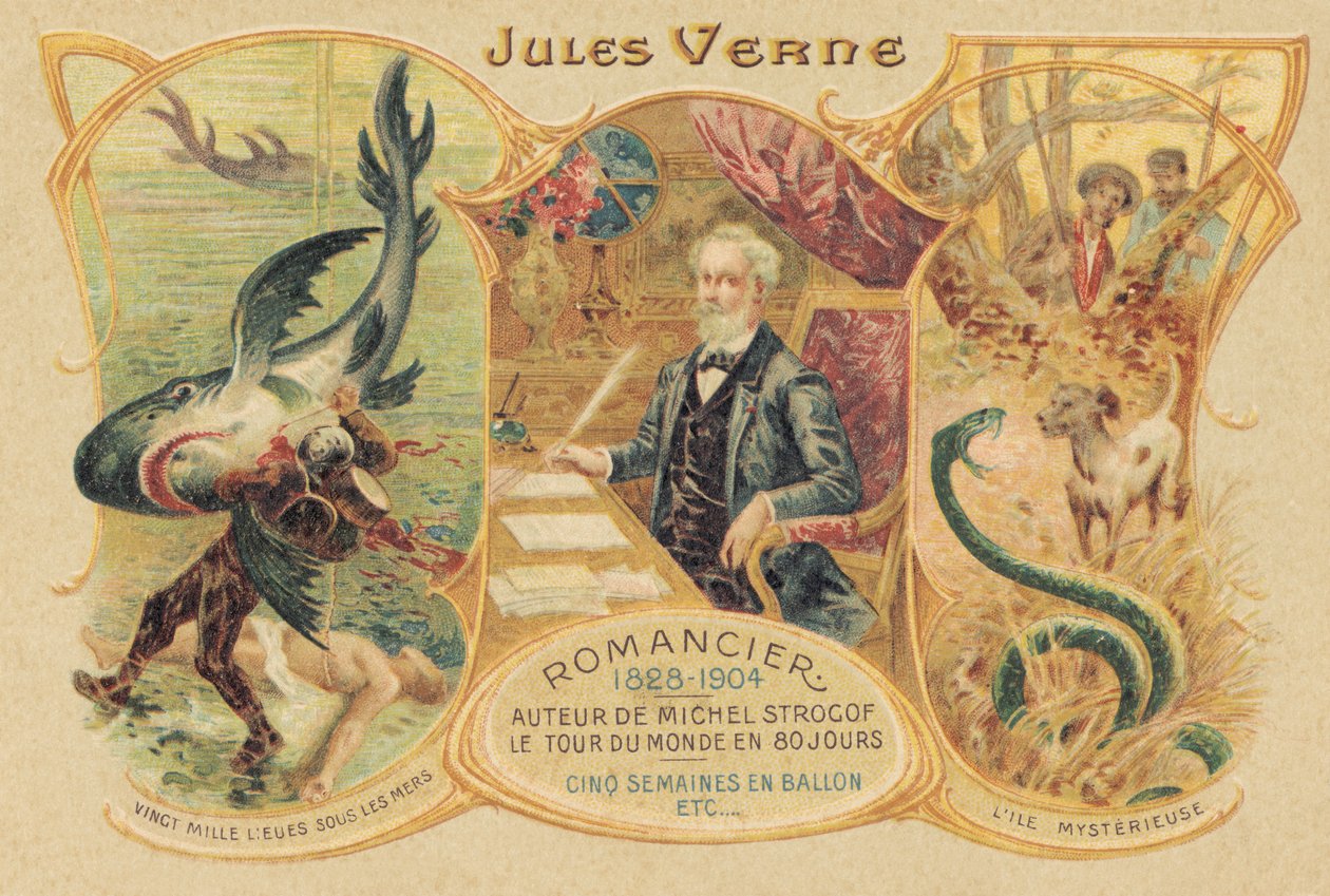 Jules Verne et ses œuvres célèbres - School French