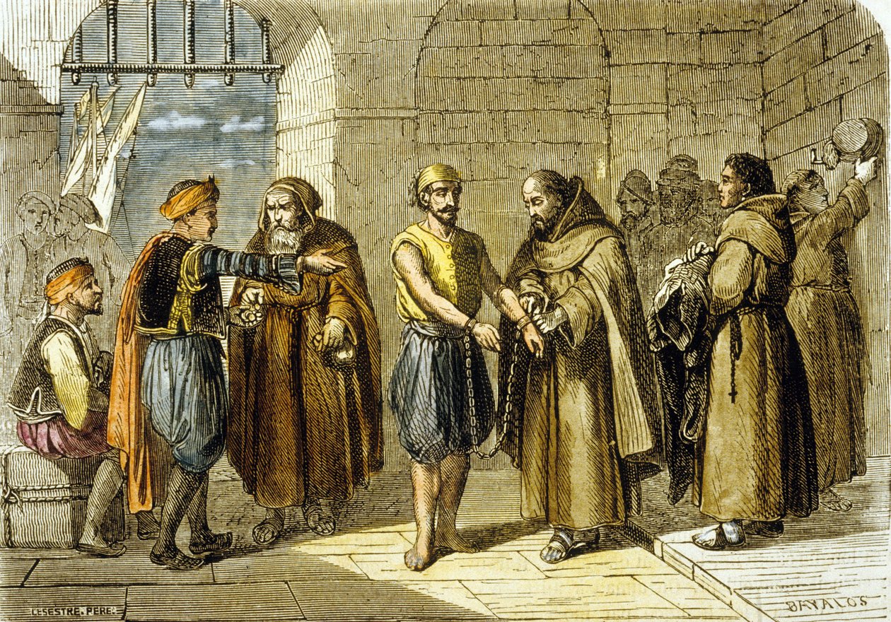 Miguel de Cervantes sauvé par les Pères de la Rédemption - School French