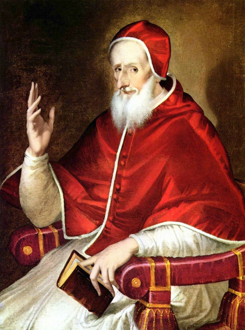 Pape Pie V (Antonio Michele Ghislieri) pape de 1566 à 1572 - School French