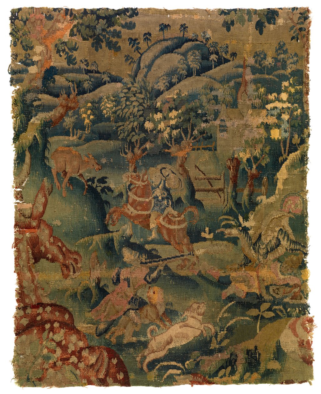Tapisserie représentant des animaux dans la forêt ou la campagne - School French