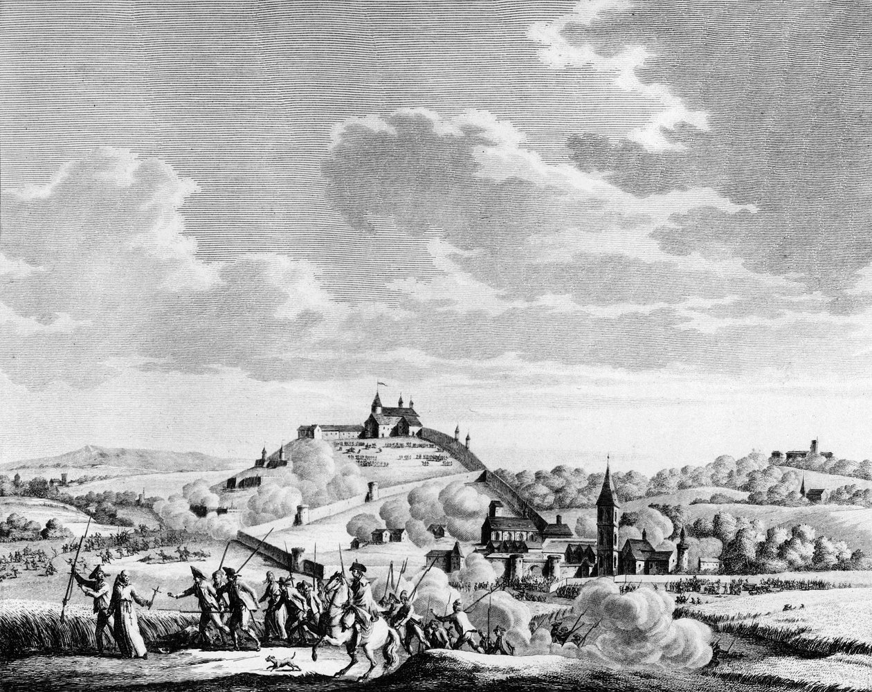 Guerre de la Révolution française et mouvements anti-révolutionnaires : Guerre de Vendée. Siège à la bataille de Granville le 14 novembre - School French