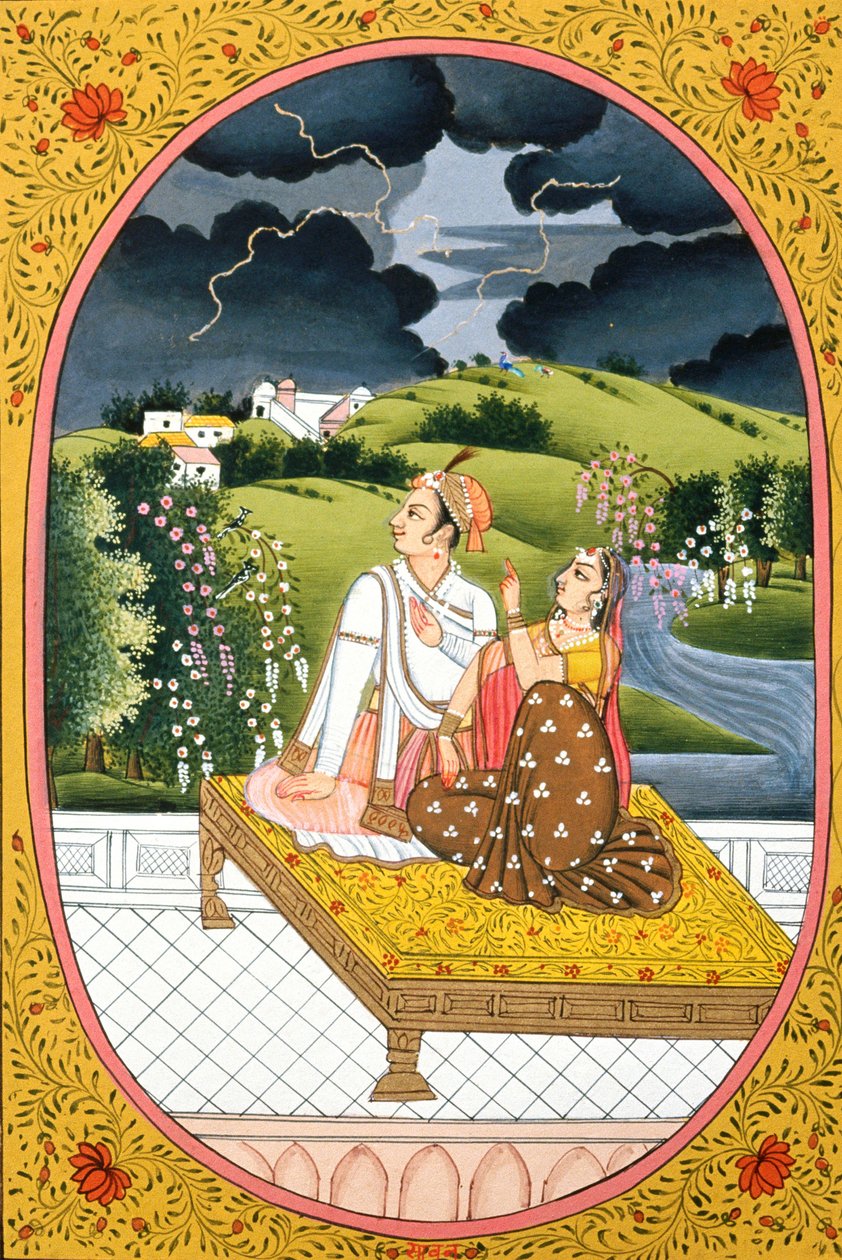Image et peinture du calendrier annuel pour un mois hindou Shravan, Inde - School Indian