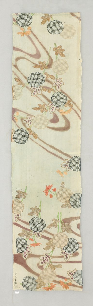 Fragment de kimono - Japanese School