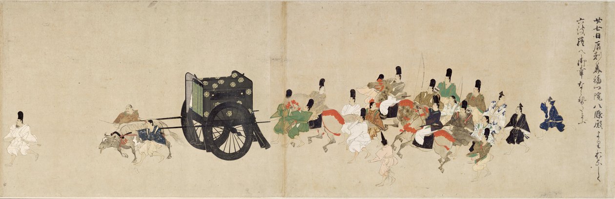 Récit illustré de la rébellion de Heiji (Visite impériale à Rokuhara) - School Japanese