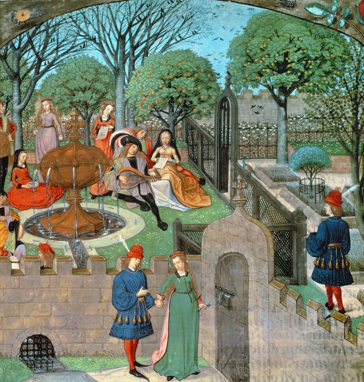 Scène de jardin, l