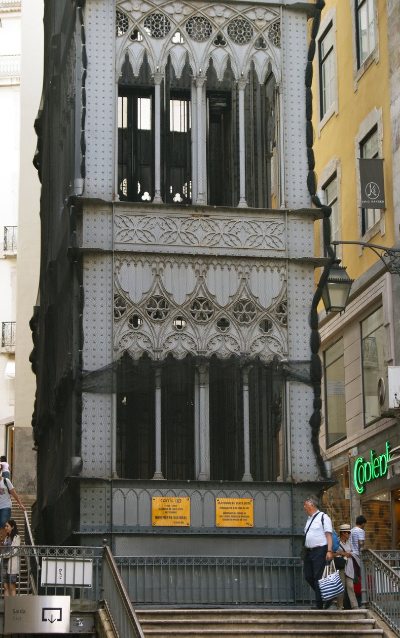 Ascenseur de Santa Justa, Lisbonne, Portugal - School Portuguese