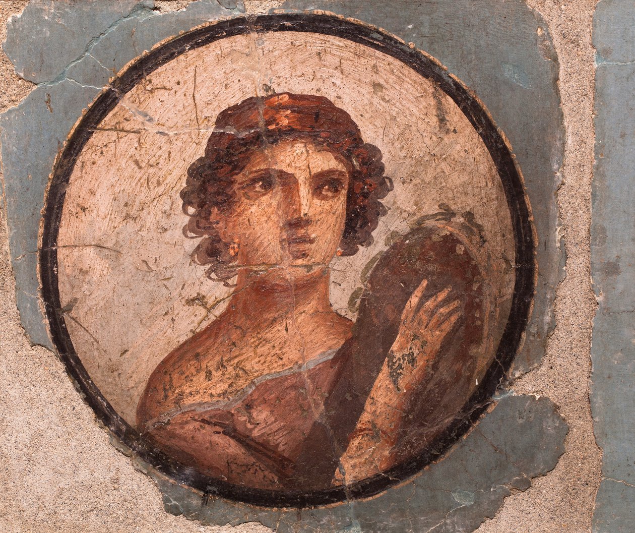 Portraits de médaillons, Pompéi - School Roman