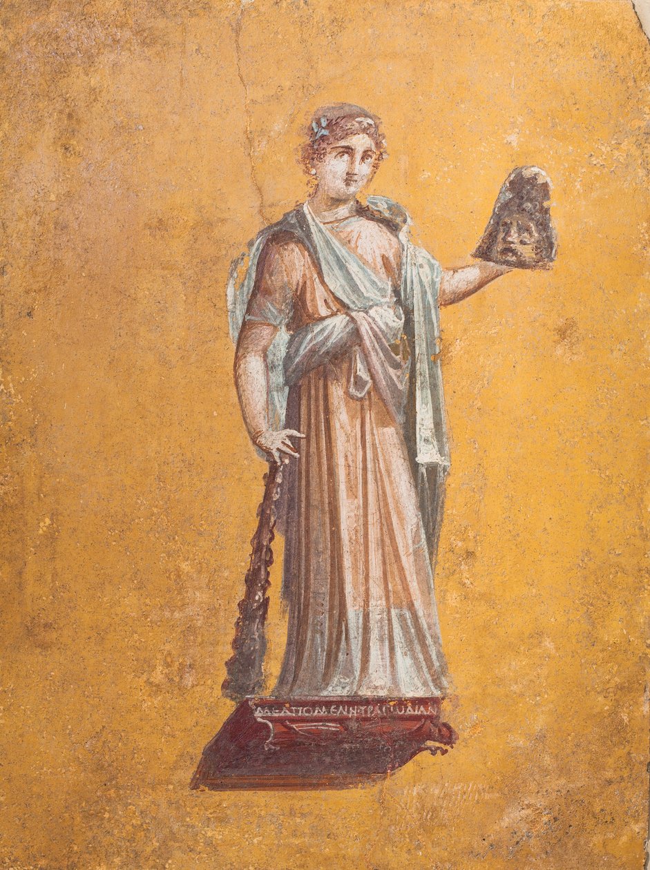 Melpomène, Pompéi - School Roman