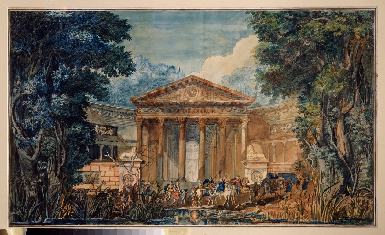 Décor préparatoire pour l