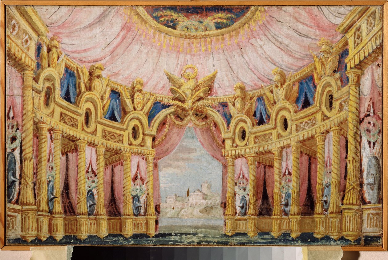 Hall avec colonnade - School Russian