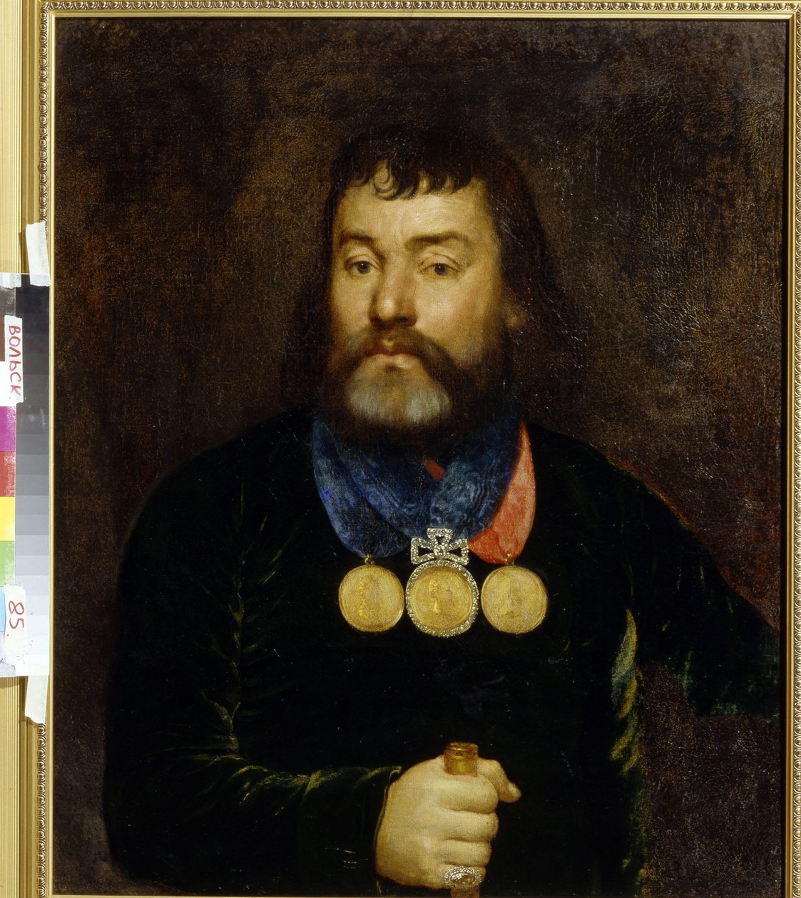 Portrait du poète Constantin Zlobin - School Russian
