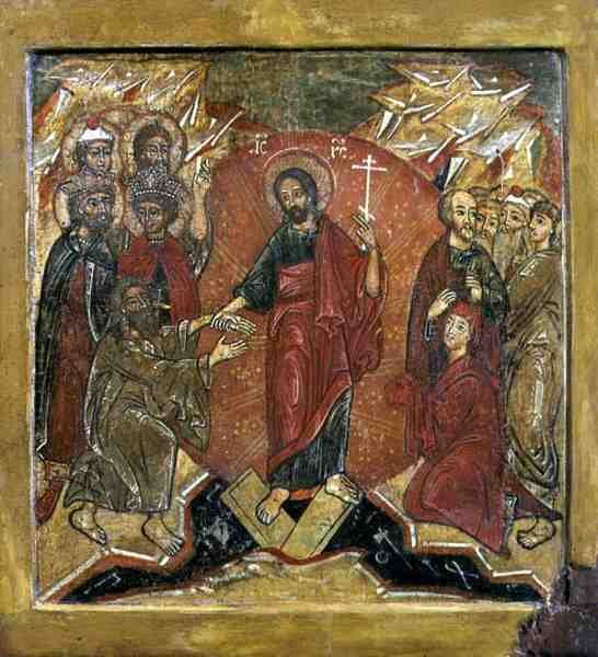 La Résurrection et La Descente aux Enfers (Anastasis) - School Russian