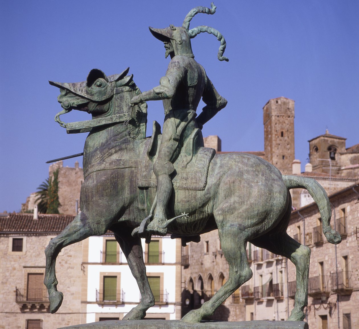 Statue équestre de Francisco Pizarro - School Spanish