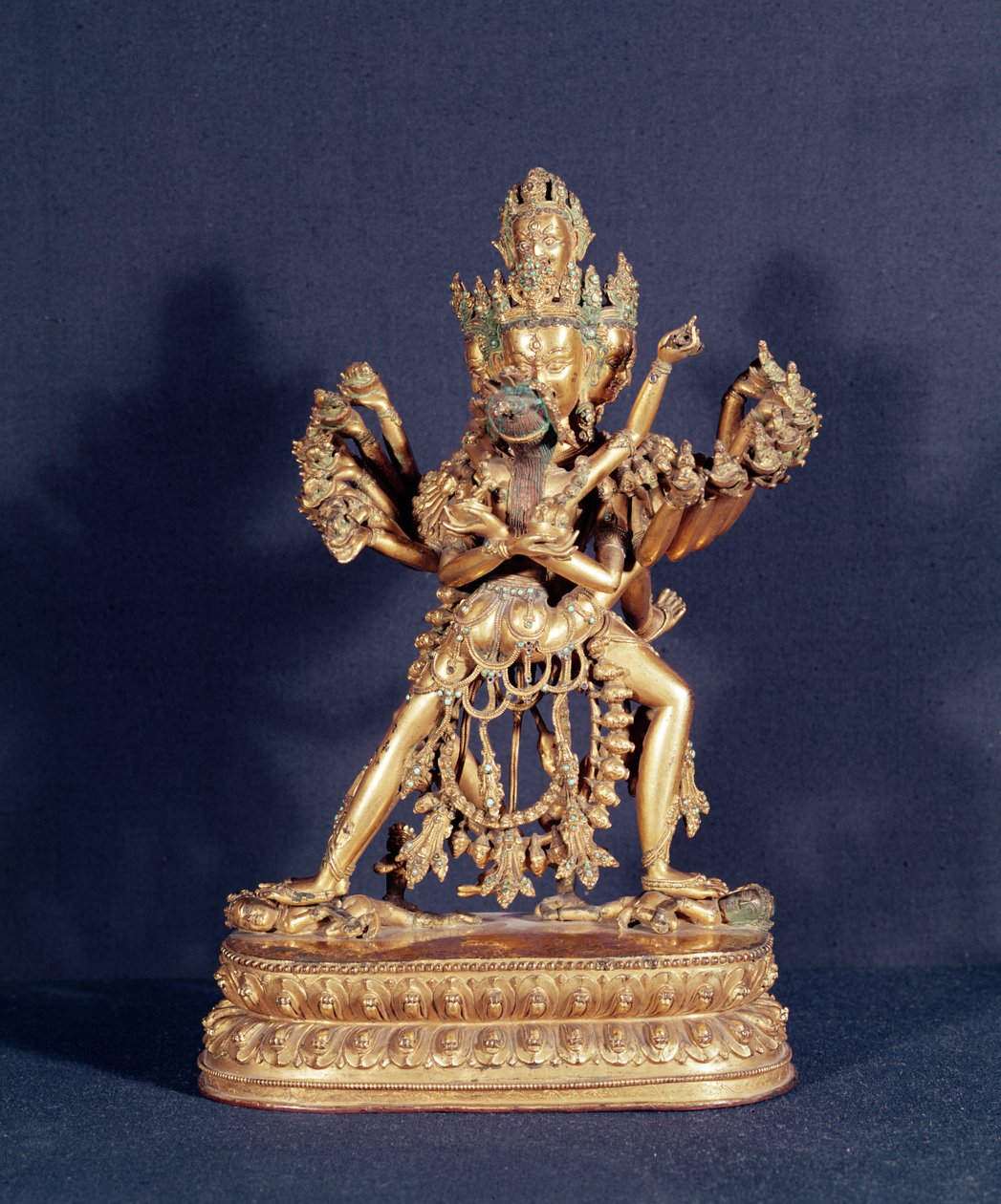 Hevajra et Nairatmya - School Tibetan