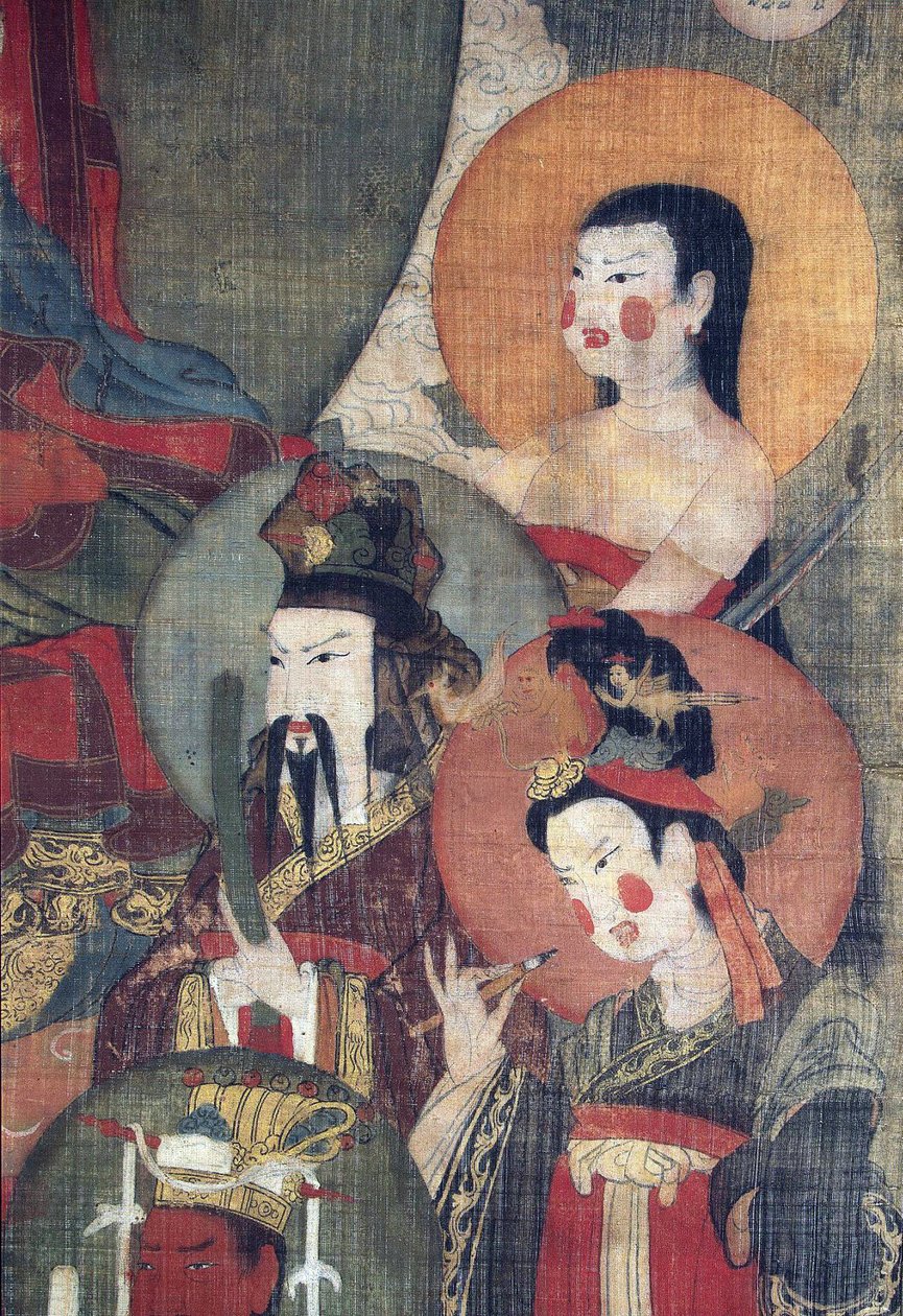 Culture tibétaine : Le Bouddha Tejaprabha entouré de divinités planétaires - School Tibetan