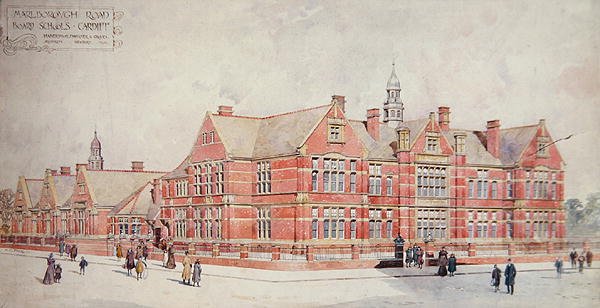 Écoles de la route de Marlborough, Cardiff, début du XXe siècle - School Welsh