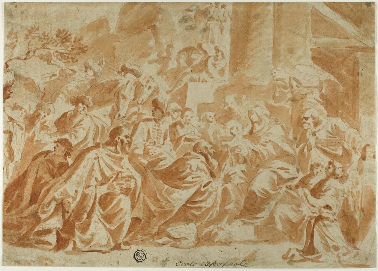 Adoration des Mages - School of Peter Paul Rubens