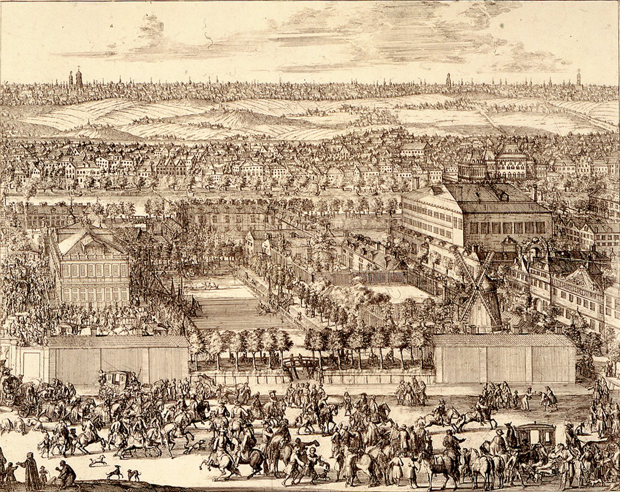 Quartier allemand Nemetskaya sloboda à Moscou, partie droite, 1705 - Schoonebeek