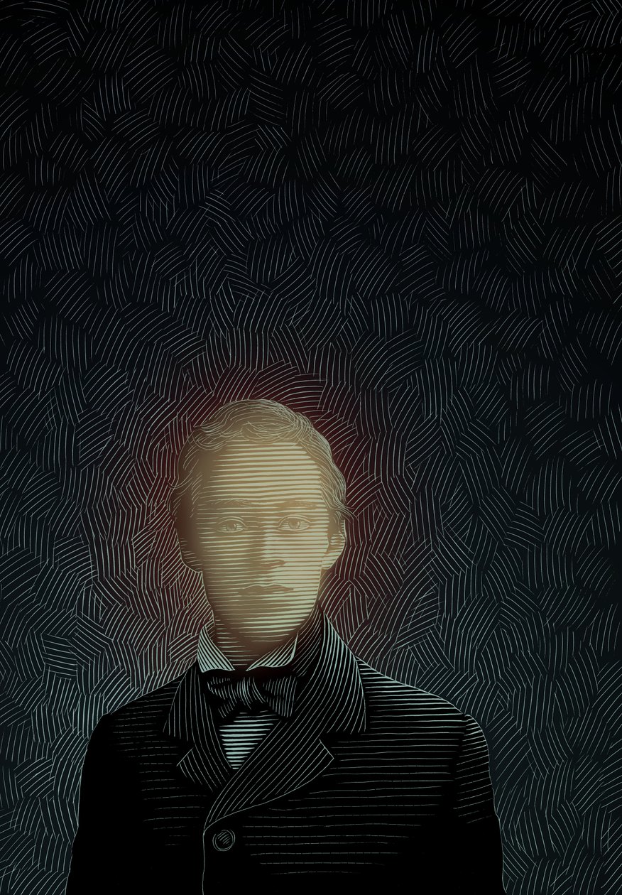 Fantômes, 2008 (scratchboard, colorisé numériquement) - Scott McKowen