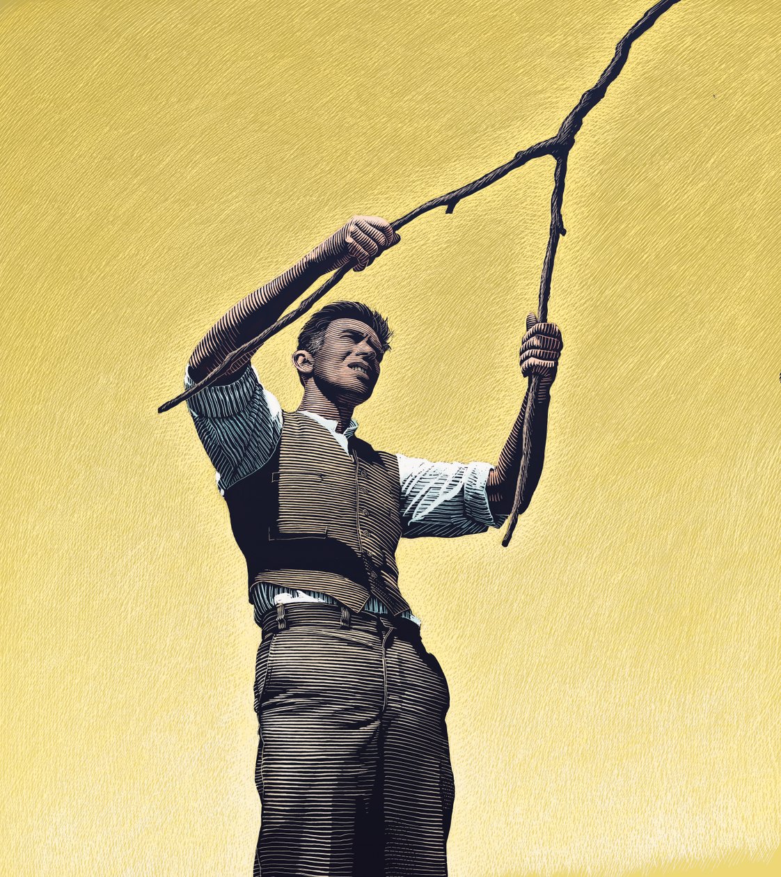 Le faiseur de pluie, 2000 (planche à dessin, colorisée numériquement) - Scott McKowen