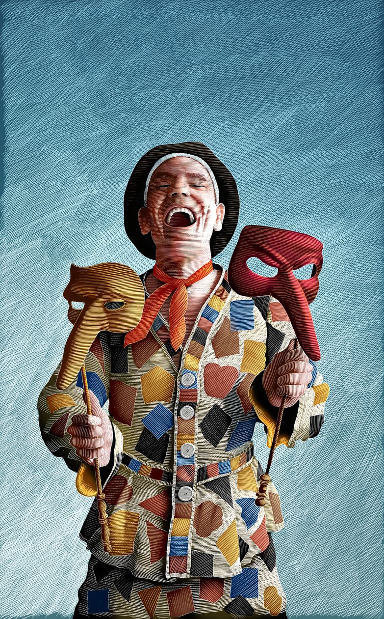 Le serviteur de deux maîtres, 2018 (planche à gratter, colorisée numériquement) - Scott McKowen