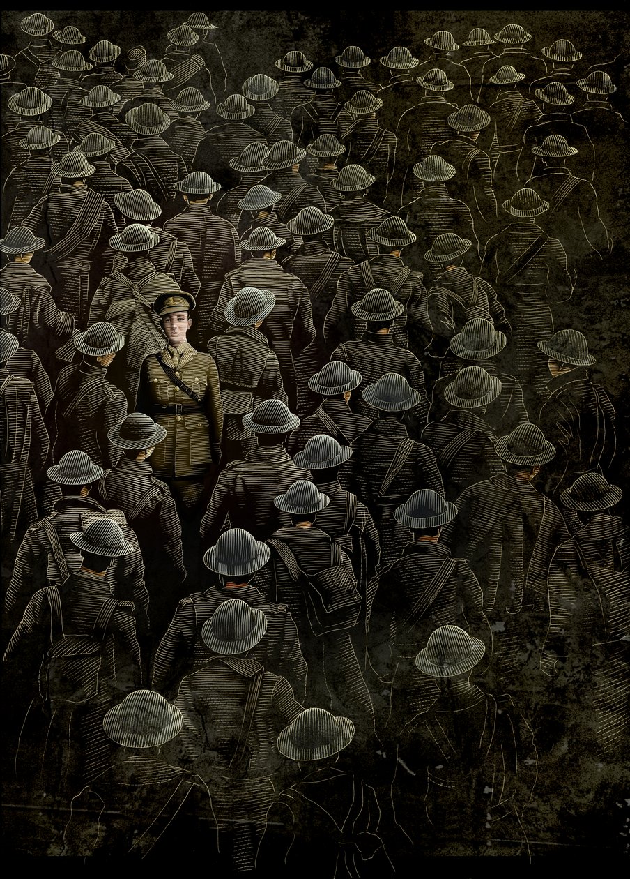 The Wars, 2018 (planche à gratter, colorisée numériquement) - Scott McKowen